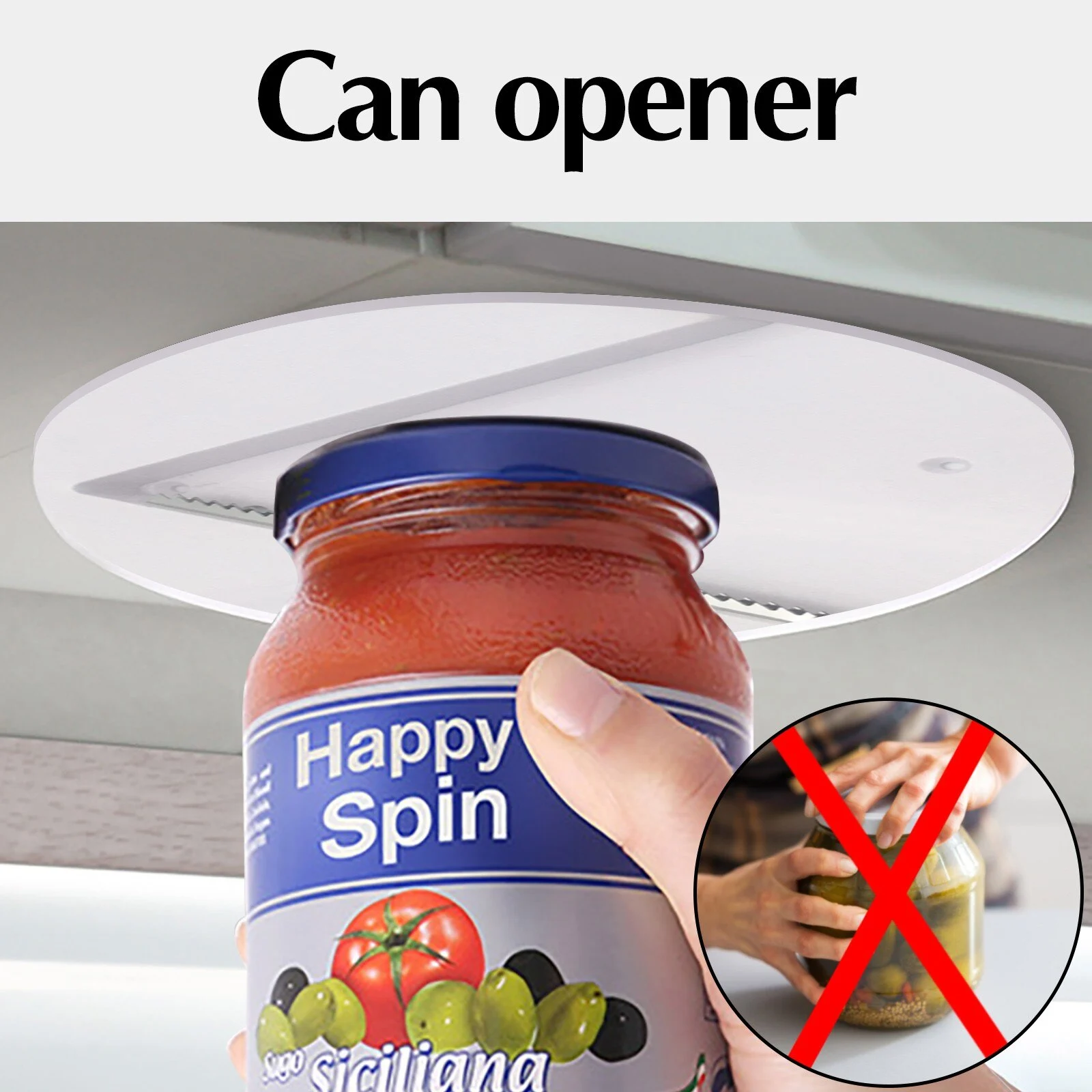 (NEW YEAR'S SALE - BUY 2 GET 1 FREE) Under Cabinet Jar Openers