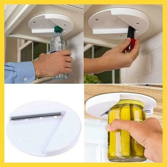 (NEW YEAR'S SALE - BUY 2 GET 1 FREE) Under Cabinet Jar Openers