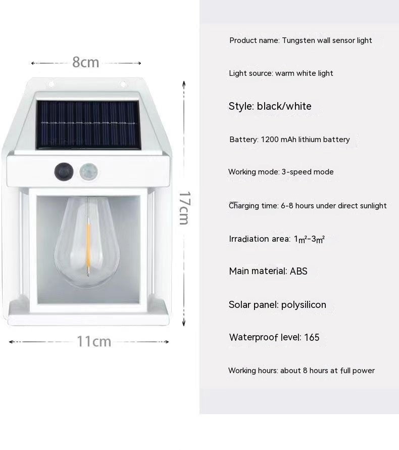 Outdoor Solar Wall Lamp Waterproof