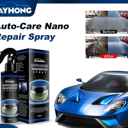 Paint scratch repair, cleaning, decontamination, polishing and brightening coating agent