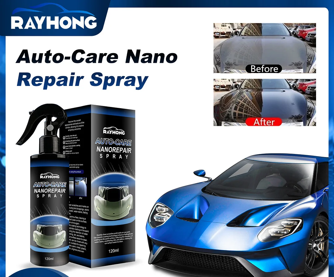 Paint scratch repair, cleaning, decontamination, polishing and brightening coating agent