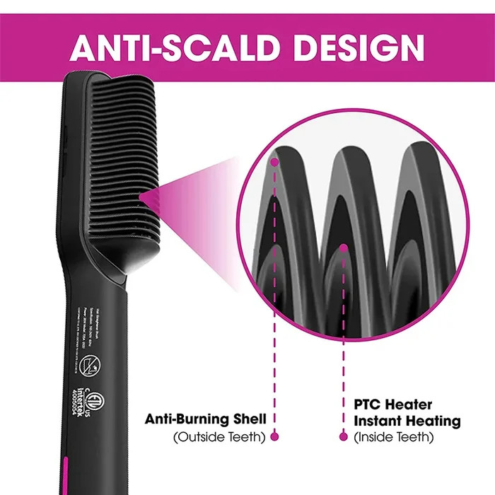 PROMOTION 49% OFF – Negative Ion Hair Straightener Styling Comb