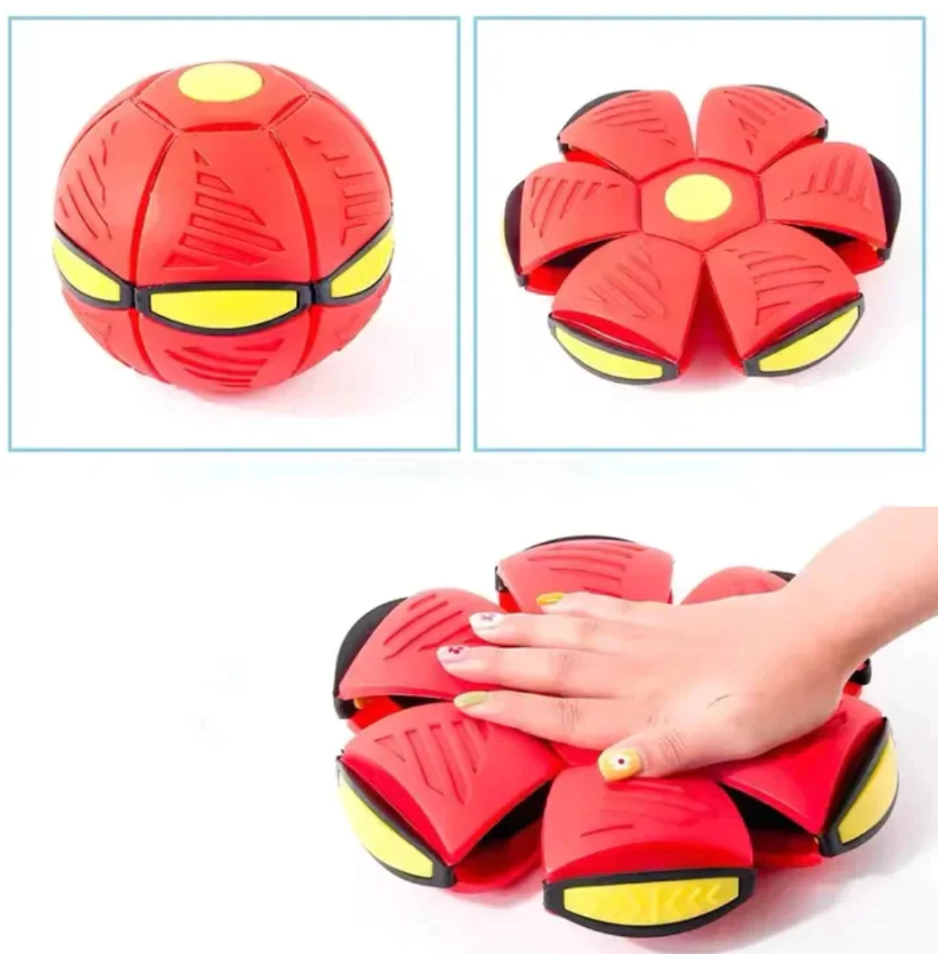 PupOrbit Flying UFO Flat Throw Disc Ball