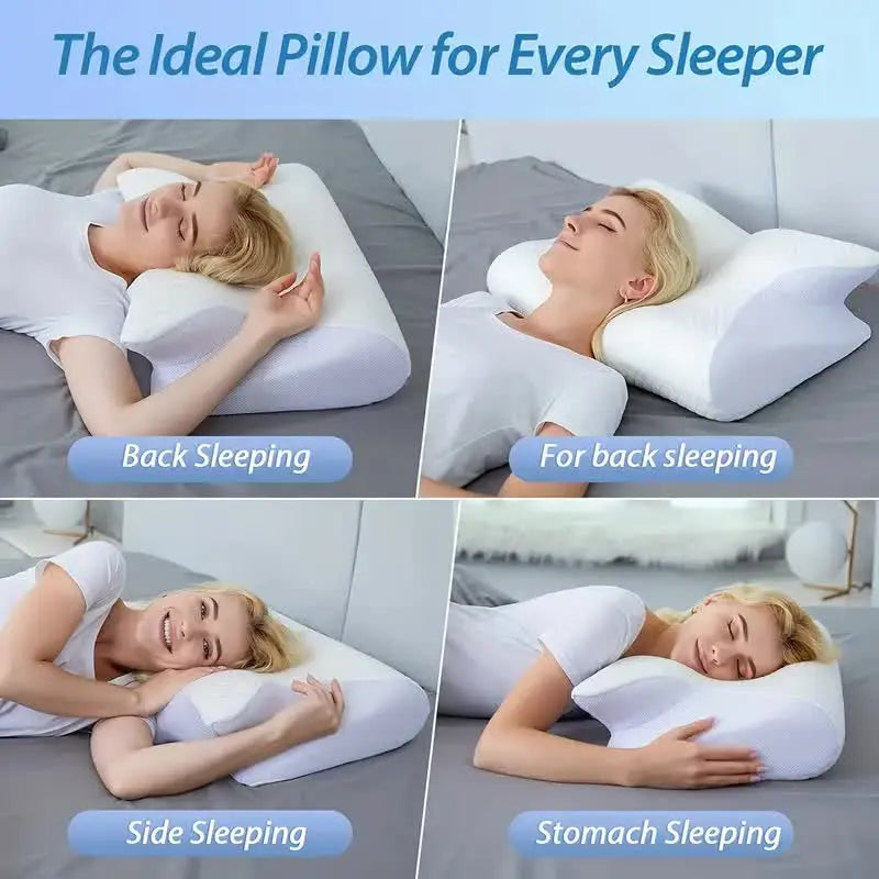 RestAlign - Ergonomic, Memory Foam Pillow - Your Pathway to Restful Nights!