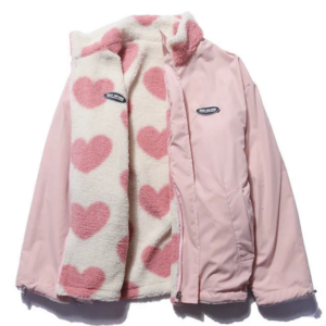 Seleva Sherpa Double-Layer Heart Jacket