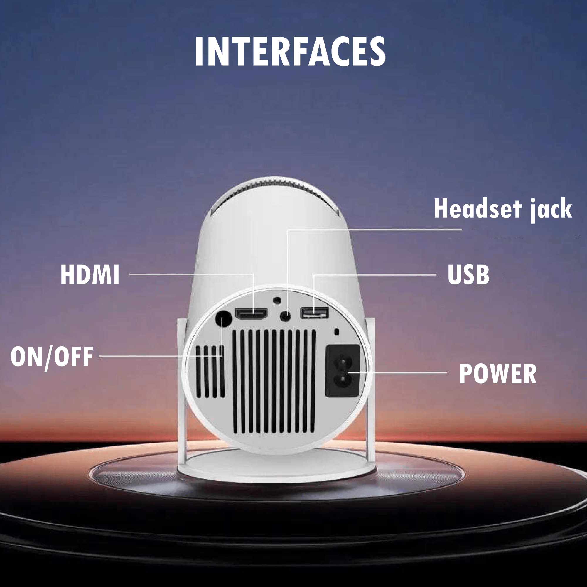 serencci - Full HD Mini Portable Projector