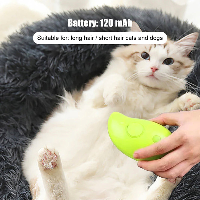 Seurico Cat Dog Steam Brush - Skin Friendly & Safe