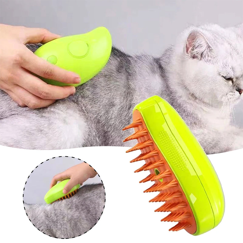 Seurico Cat Dog Steam Brush - Skin Friendly & Safe