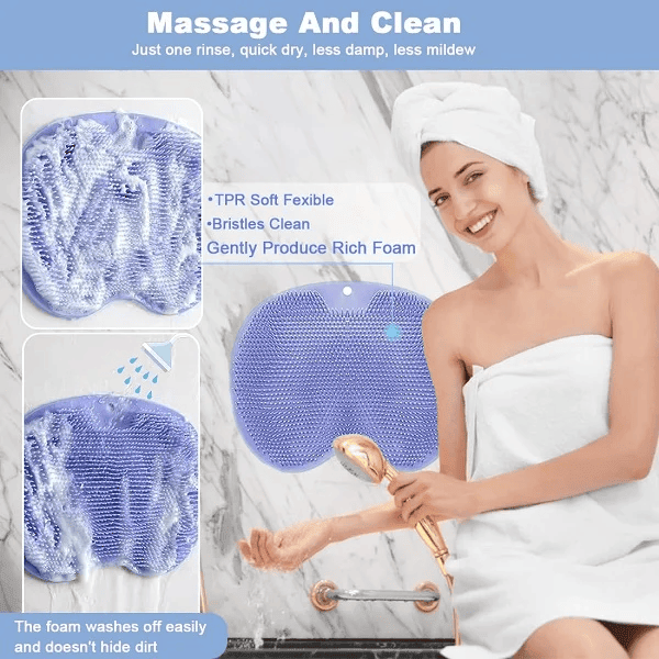 Shower Foot & Back Scrubber Massage Pad