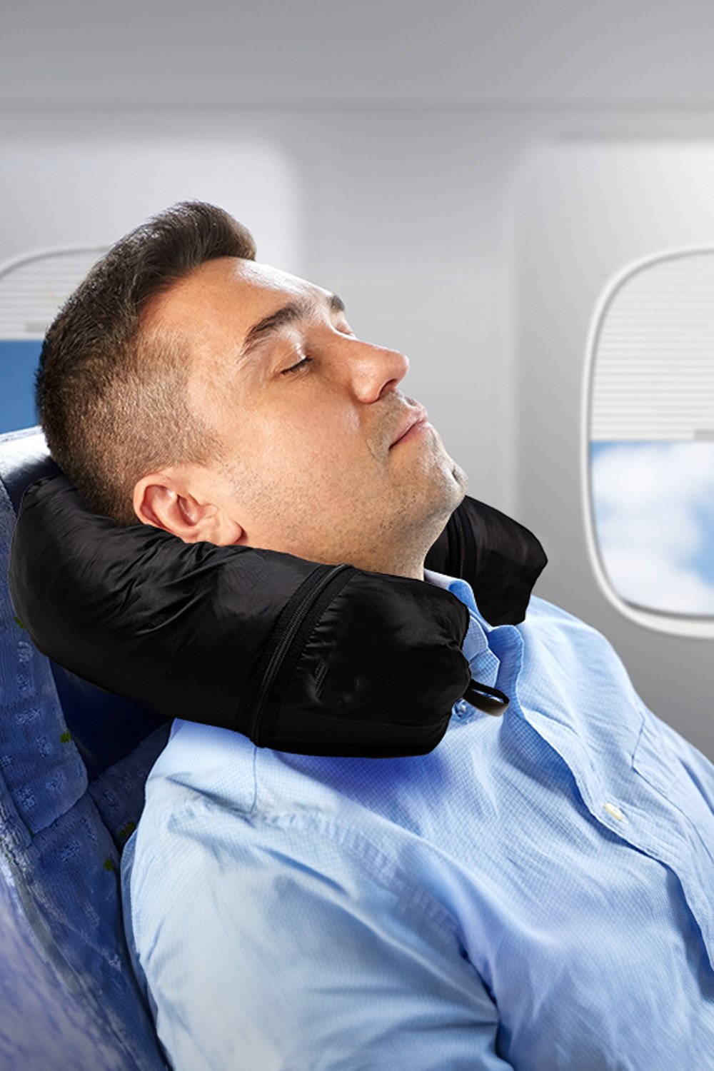 Stuffable Clothing Travel Neck Pillowcase