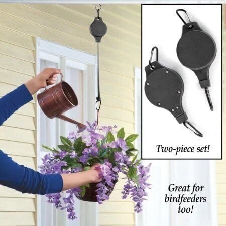 Summer promotion discount - Plant Pulley Set For Garden Baskets Pots, Birds Feeder