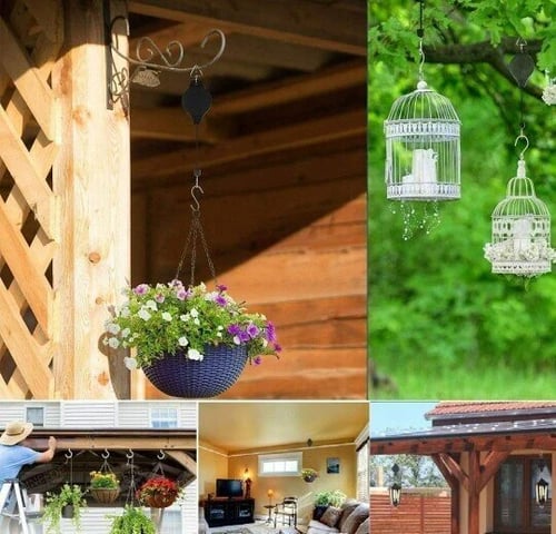 Summer promotion discount - Plant Pulley Set For Garden Baskets Pots, Birds Feeder