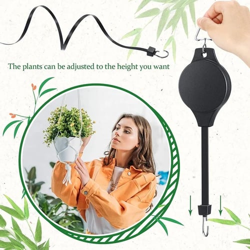 Summer promotion discount - Plant Pulley Set For Garden Baskets Pots, Birds Feeder