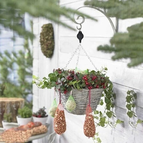 Summer promotion discount - Plant Pulley Set For Garden Baskets Pots, Birds Feeder