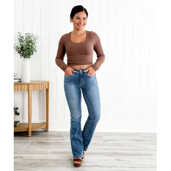 The last day of sale 50% off - Holy Grail Tummy Control Bootcut Jeans