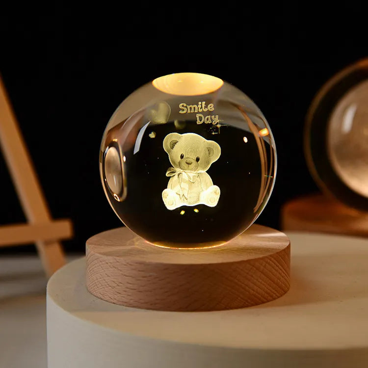 The Solar Sphere Night 3D Lamp