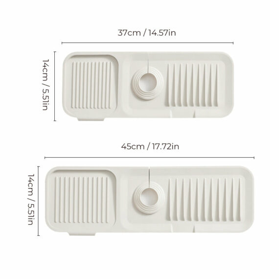 Tidy Splash Faucet Guard & Draining Mat