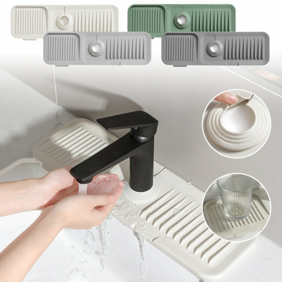 Tidy Splash Faucet Guard & Draining Mat