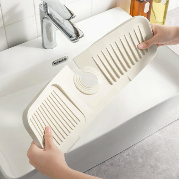 Tidy Splash Faucet Guard & Draining Mat