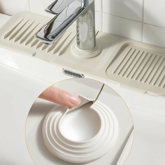 Tidy Splash Faucet Guard & Draining Mat