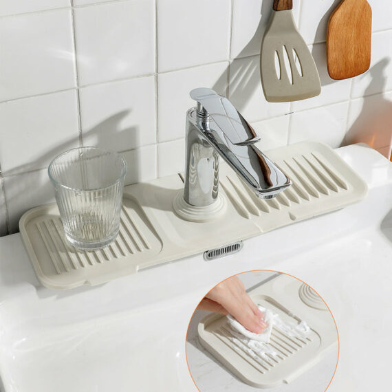 Tidy Splash Faucet Guard & Draining Mat