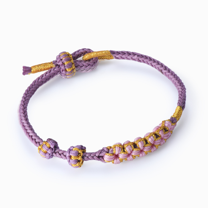 To My Granddaughter, Straighten Your Crown Blossom Knot Bracelet