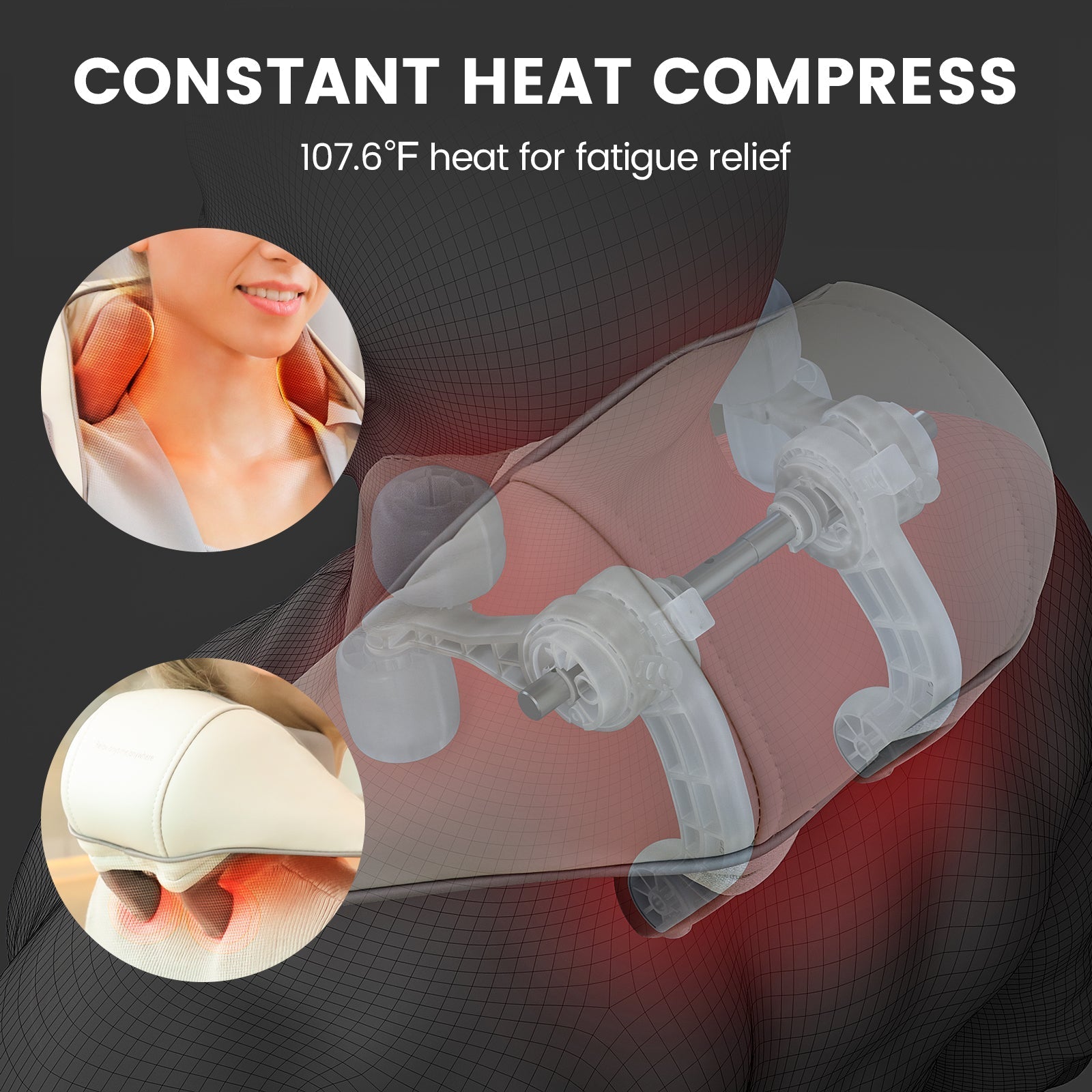 TranquilityTemple Heated Neck and Back Massager