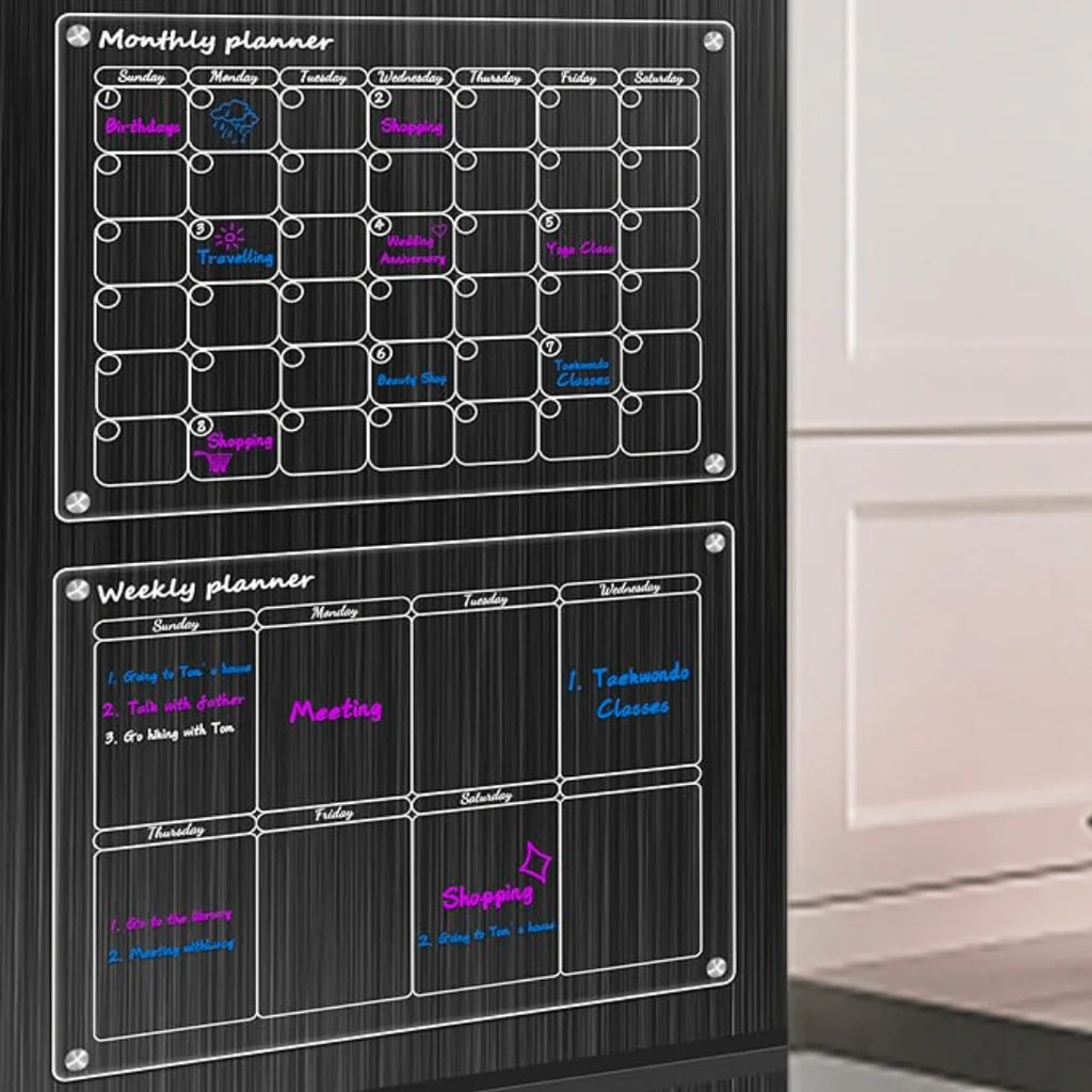 Try Classy Magnetic Fridge Calendar & Planner