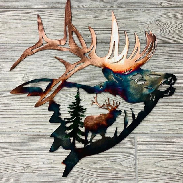 Wild Animals Metal Art