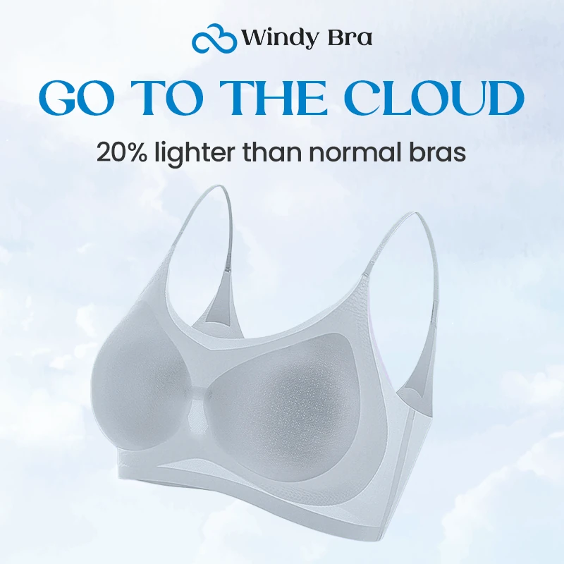 WindyBra - LAST DAY 70% OFF - Seamless ultra-thin plus size ice silk comfort bra