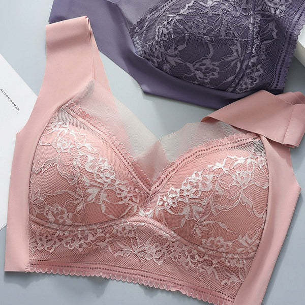 Women's push-up lace push-up bra for beautiful back