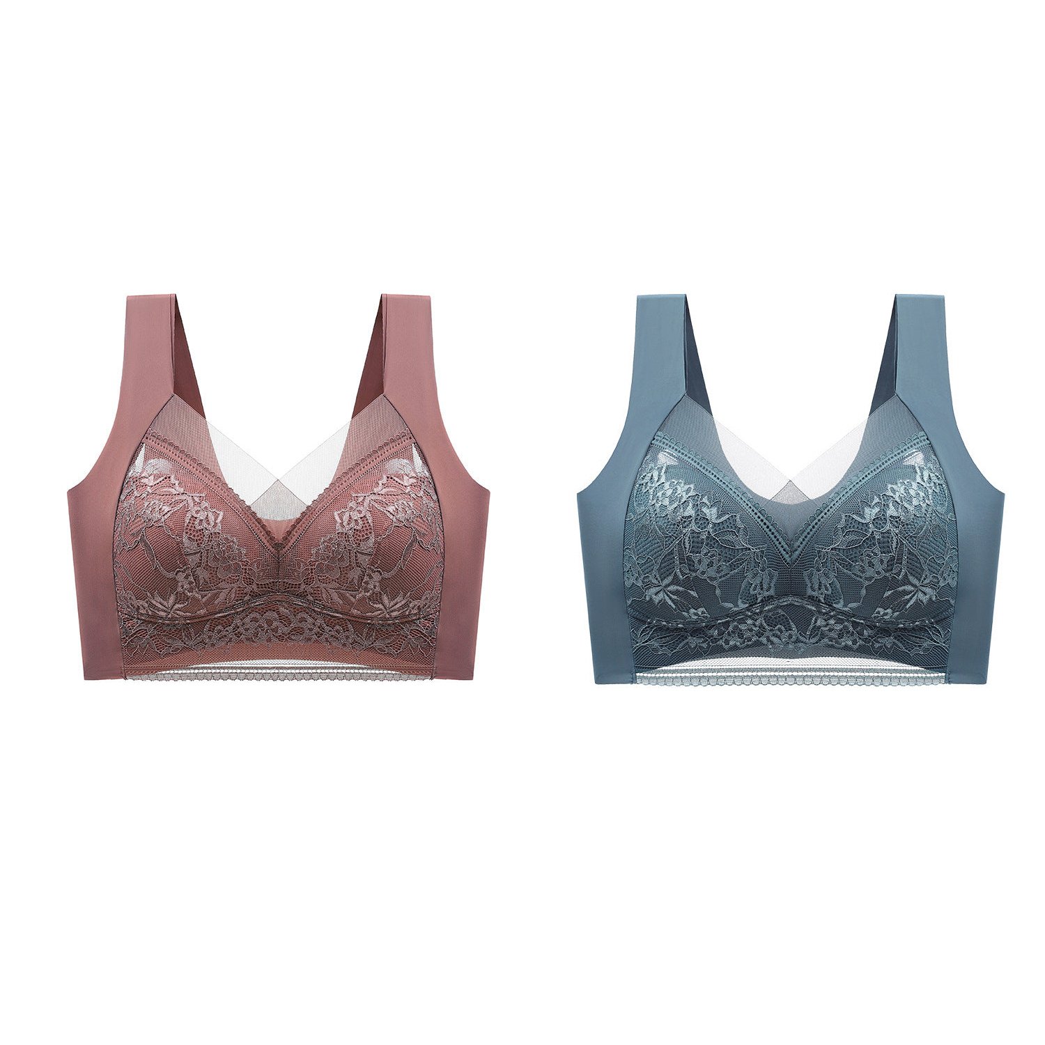 Women's push-up lace push-up bra for beautiful back