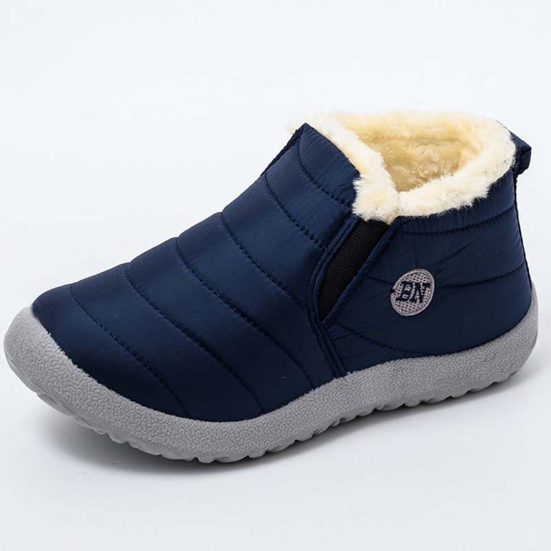 Women’s Waterproof Slip On Platform Winter Fur Boots