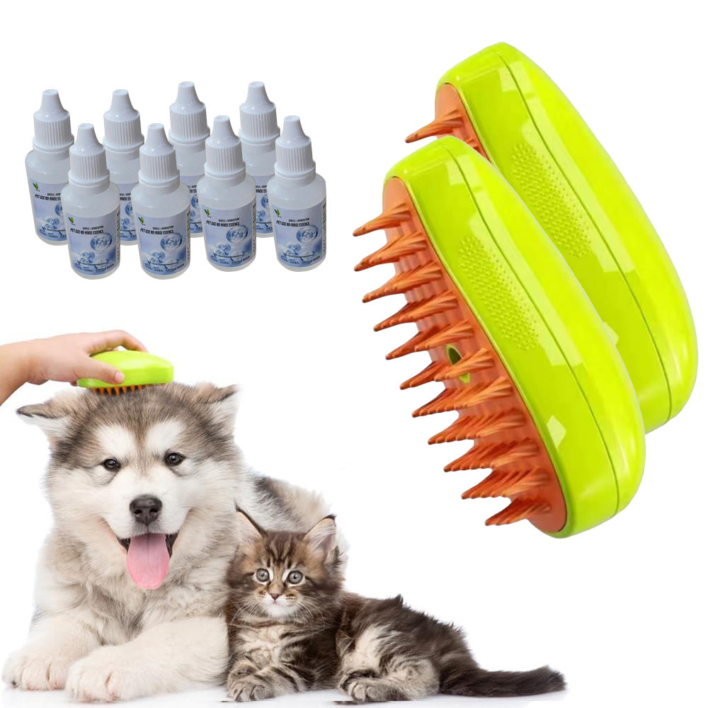 Zakdavi Patented Exclusive Rechargeable Steam Pet Brush