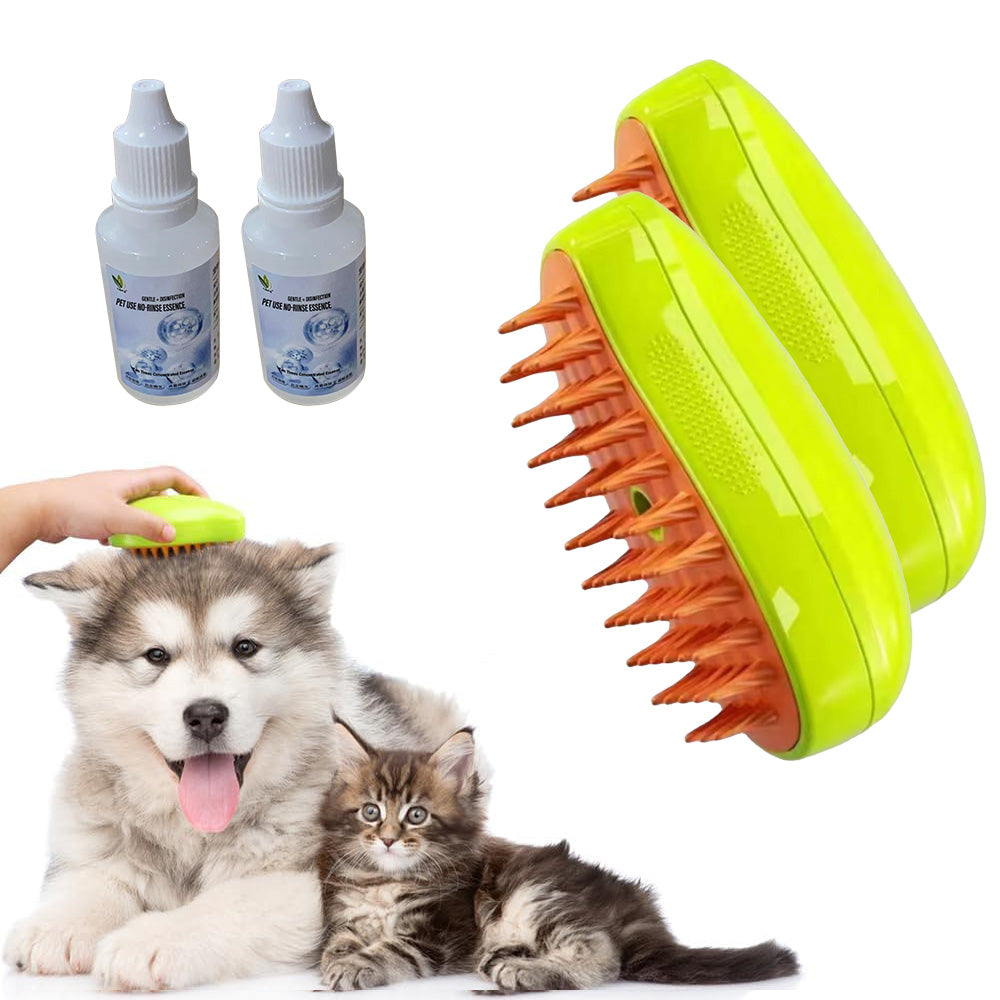 Zakdavi Patented Exclusive Rechargeable Steam Pet Brush