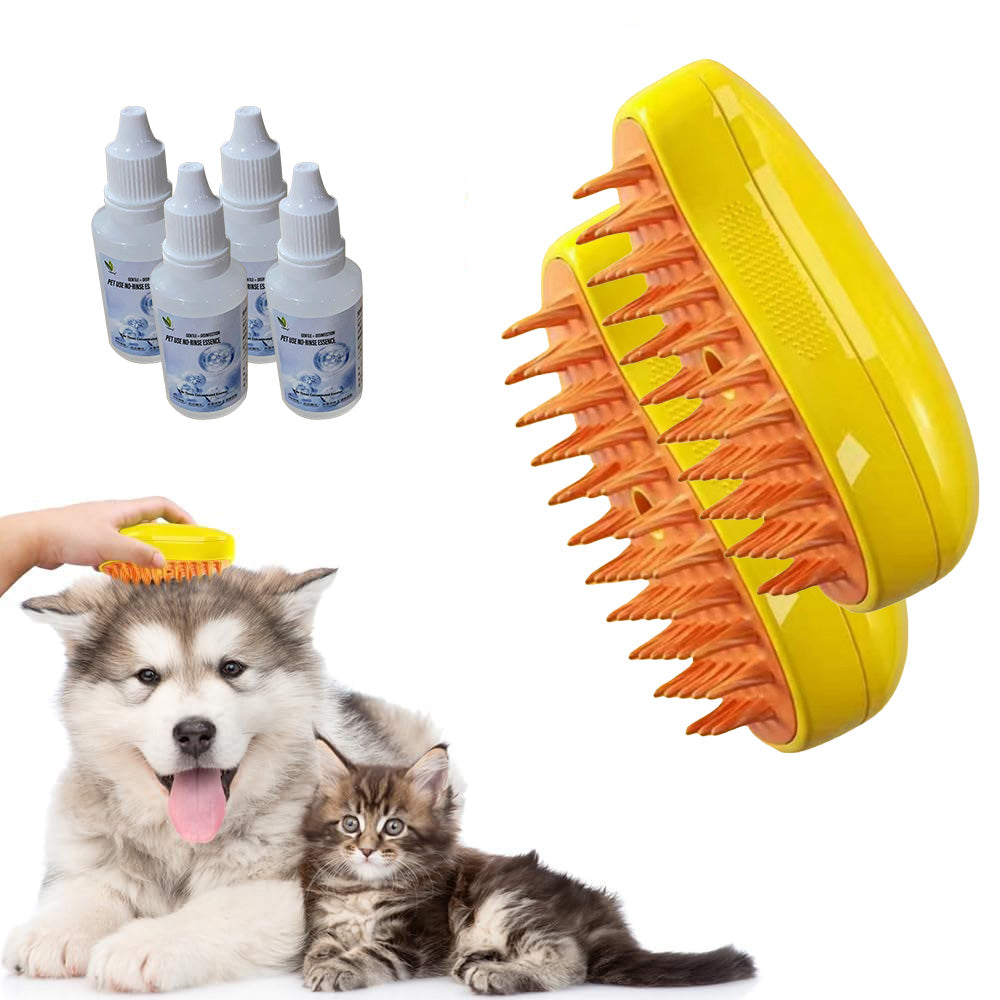 Zakdavi Patented Exclusive Rechargeable Steam Pet Brush