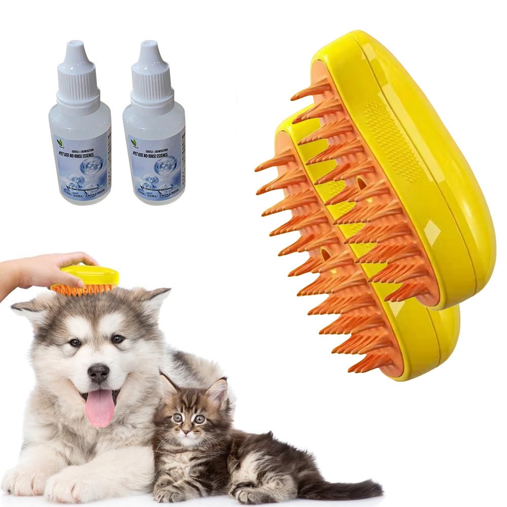 Zakdavi Patented Exclusive Rechargeable Steam Pet Brush