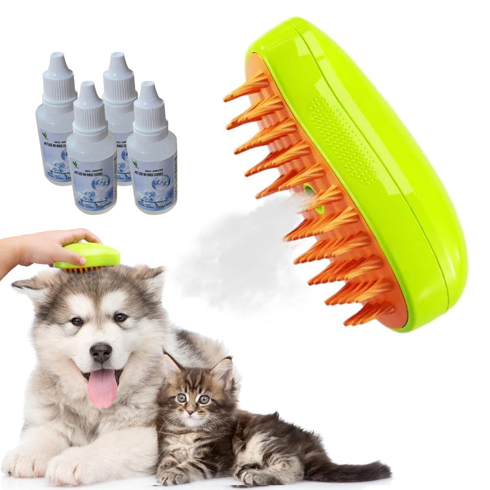 Zakdavi Patented Exclusive Rechargeable Steam Pet Brush