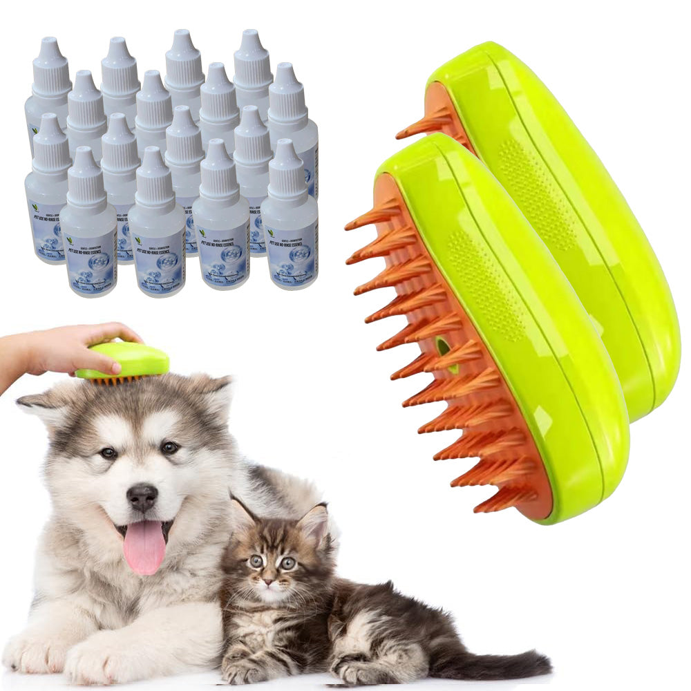 Zakdavi Patented Exclusive Rechargeable Steam Pet Brush