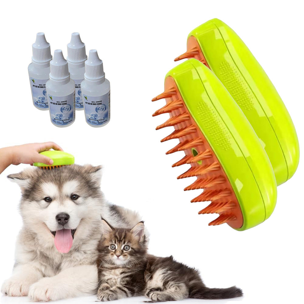 Zakdavi Patented Exclusive Rechargeable Steam Pet Brush