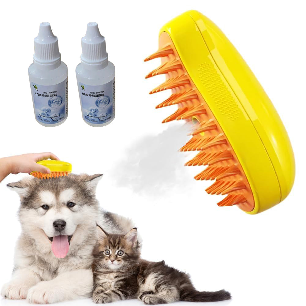 Zakdavi Patented Exclusive Rechargeable Steam Pet Brush