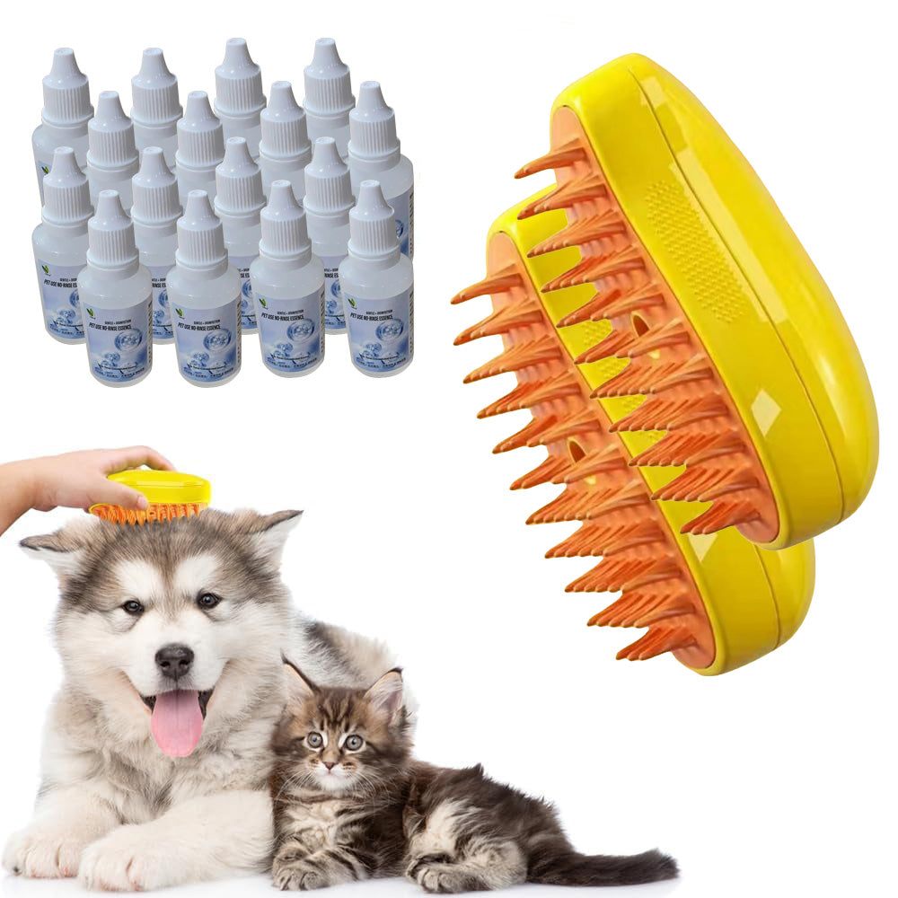 Zakdavi Patented Exclusive Rechargeable Steam Pet Brush