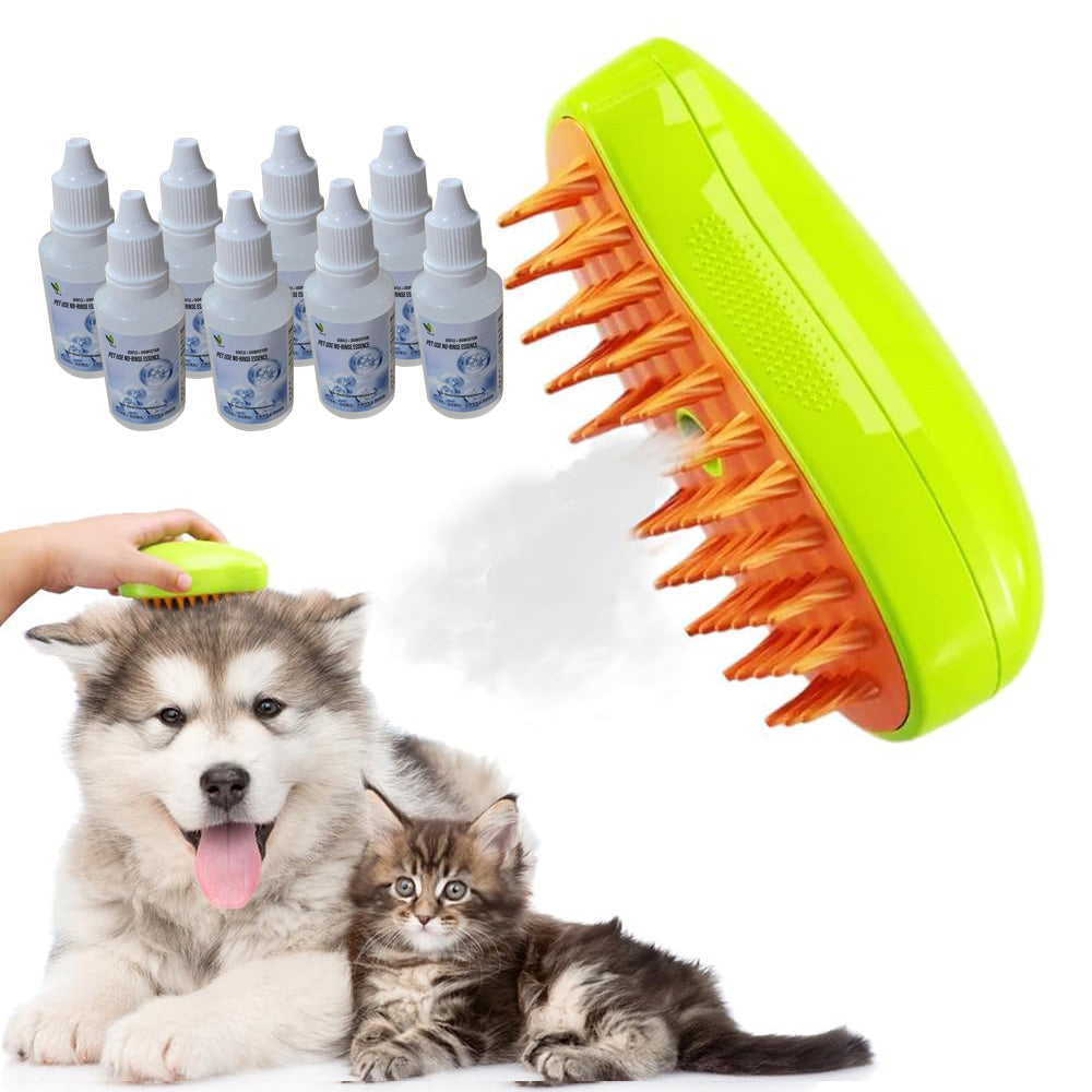 Zakdavi Patented Exclusive Rechargeable Steam Pet Brush