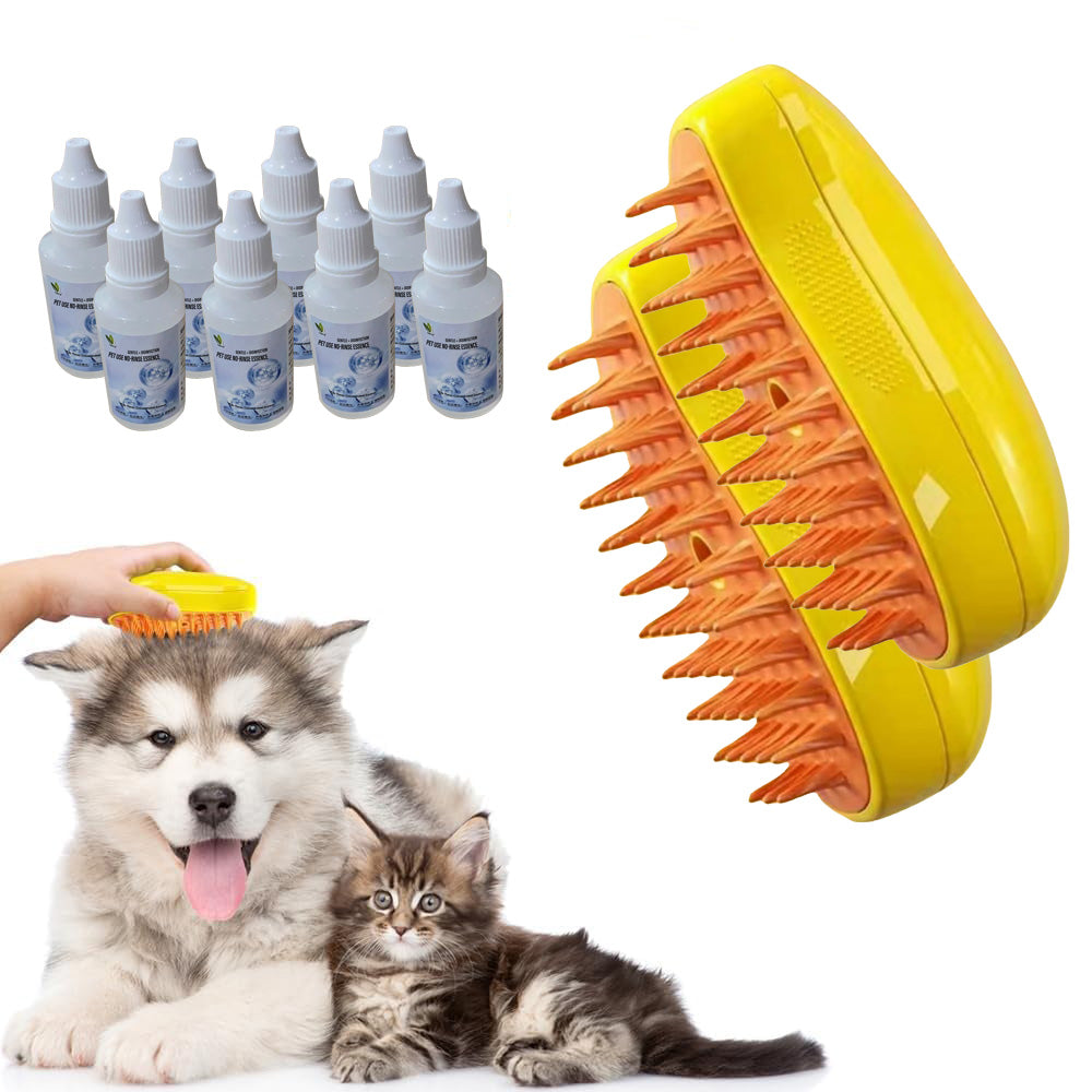 Zakdavi Patented Exclusive Rechargeable Steam Pet Brush