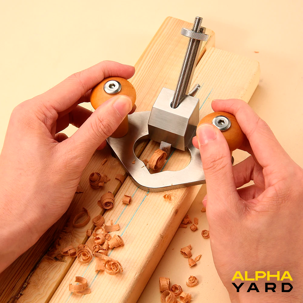 ALPHA YARD Hand Router Plane