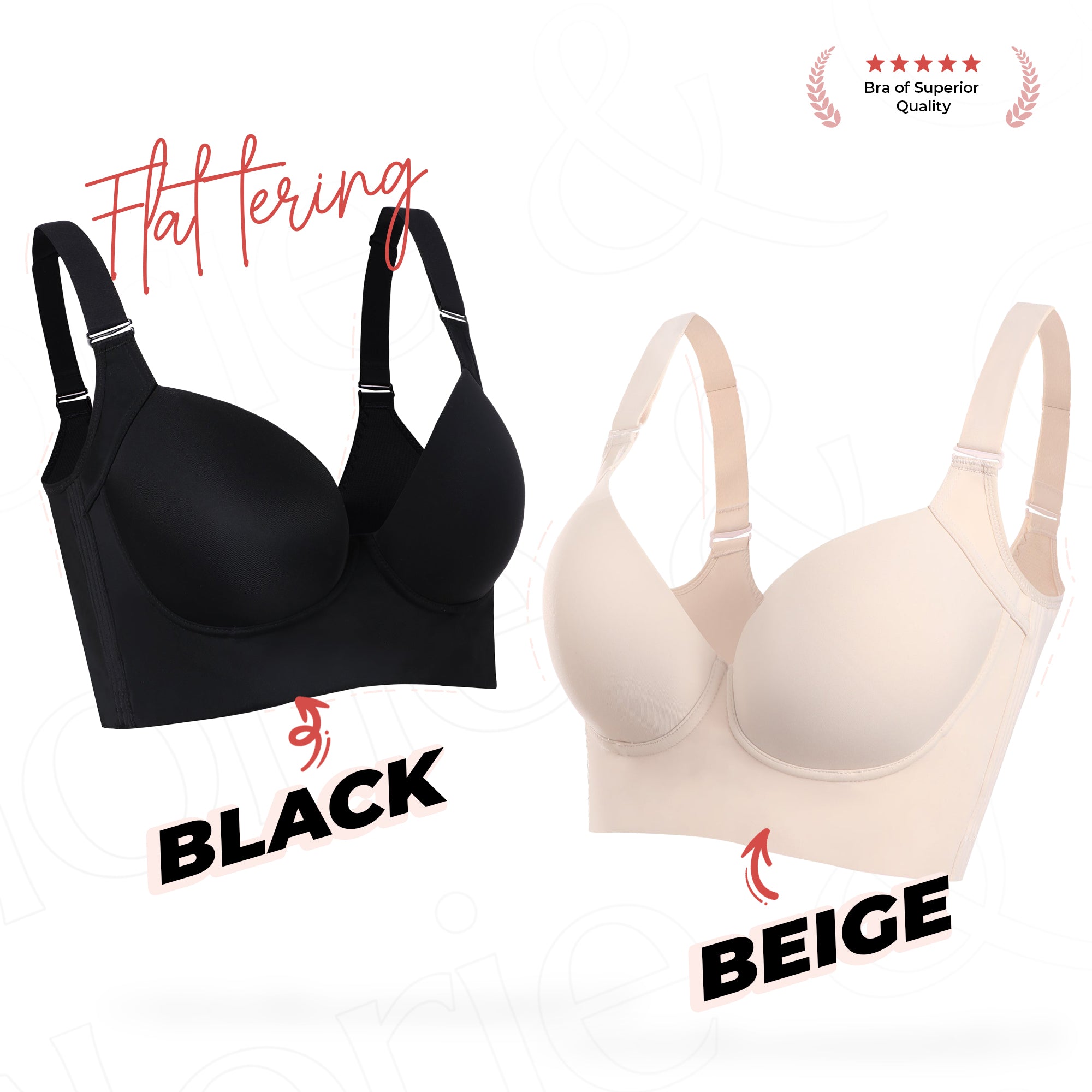 Glorie Push-Up Back Smoothing Bra | Flash Sale