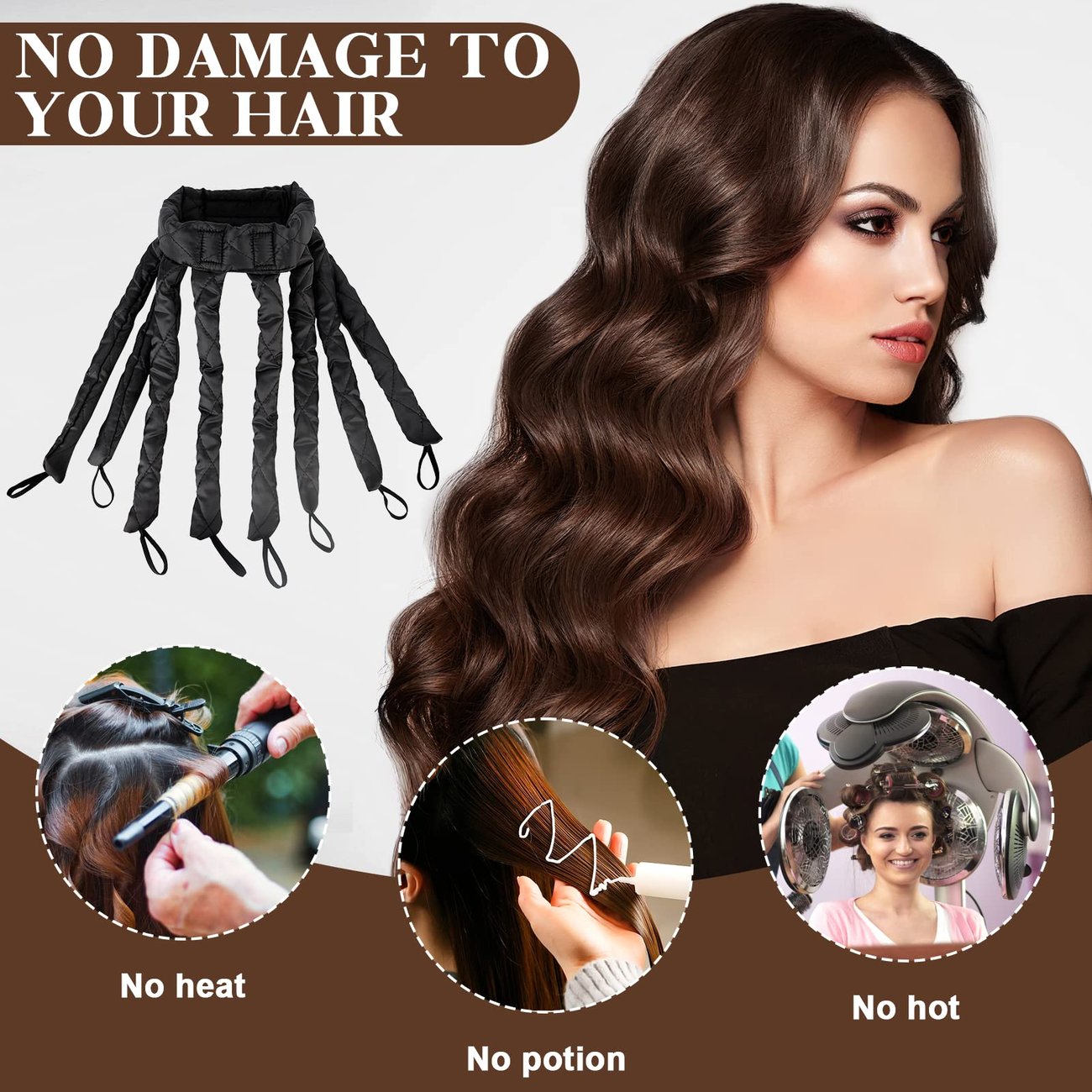 Hot Sale 45% OFF - Heatless Octopus Curler