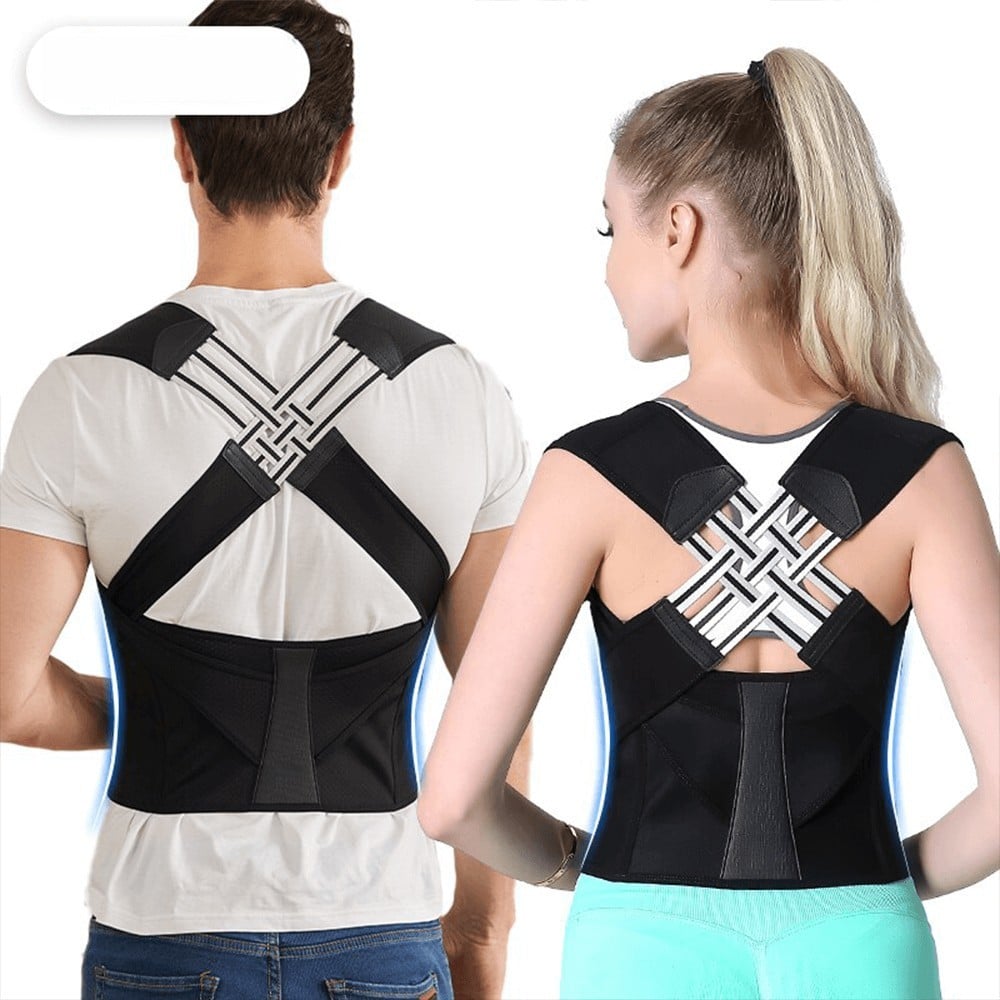 Hot Sale 49% OFF - Adjustable Back Posture Belt Office Home Gym Unisex