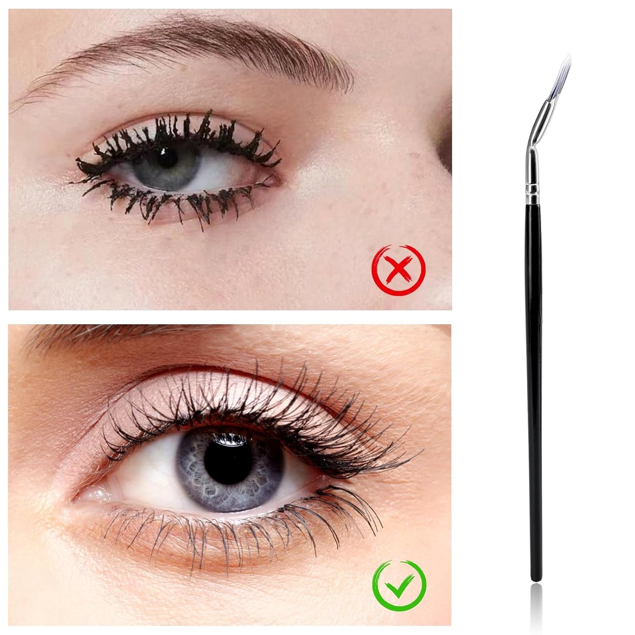 Hot Sale 49% OFF - Folding Angle Scalloped Lash Brush