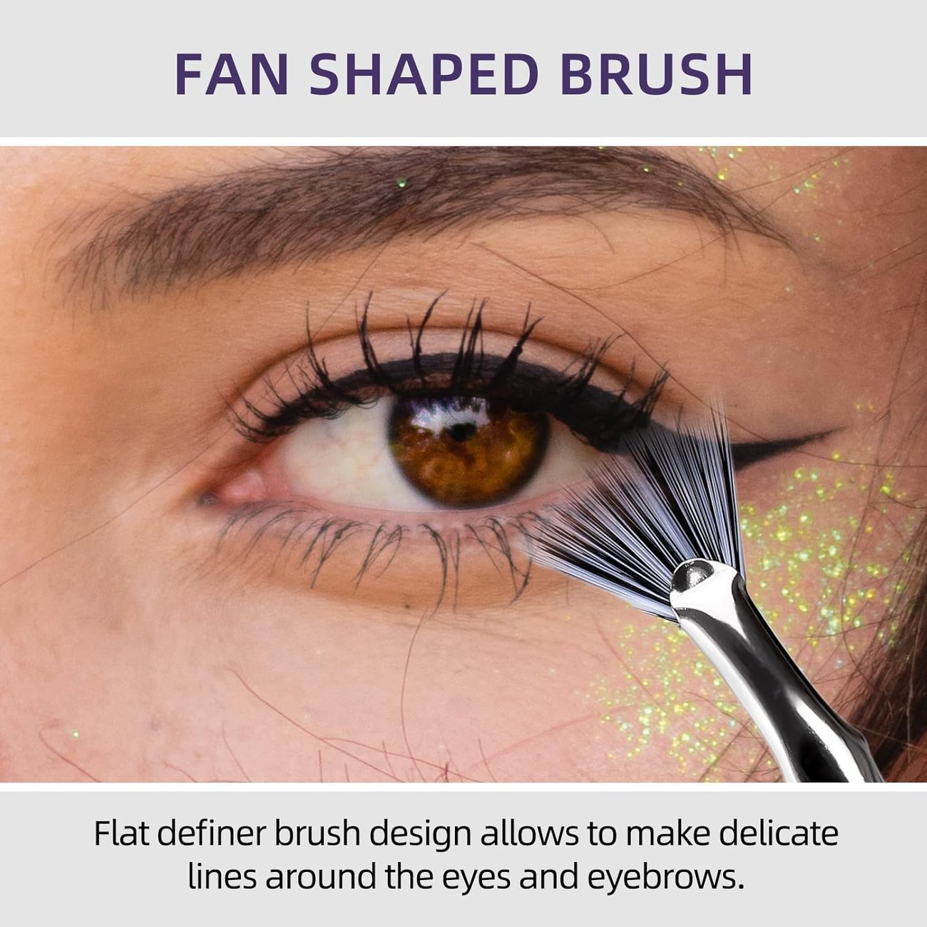 Hot Sale 49% OFF - Folding Angle Scalloped Lash Brush